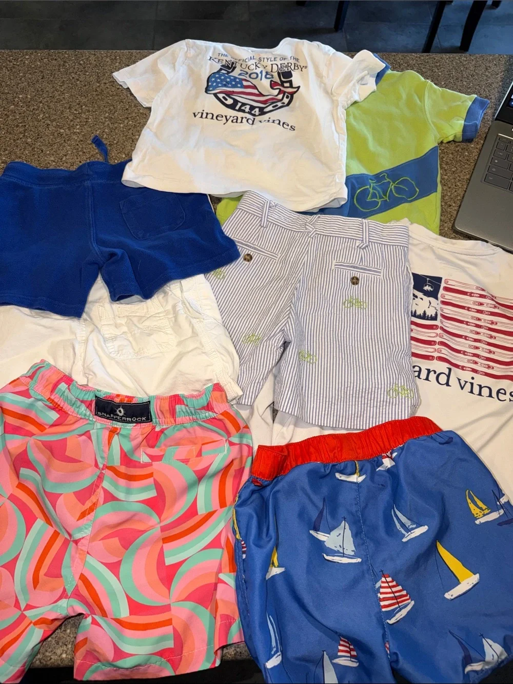 Kids Summer Shorts & Tees Bundle - Boden, Ralph Lauren, Hanna Andersson